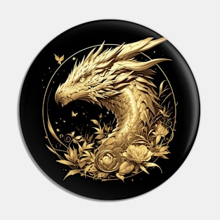 gold dragon Pin