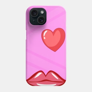 Kiss me through the phone Phone Case