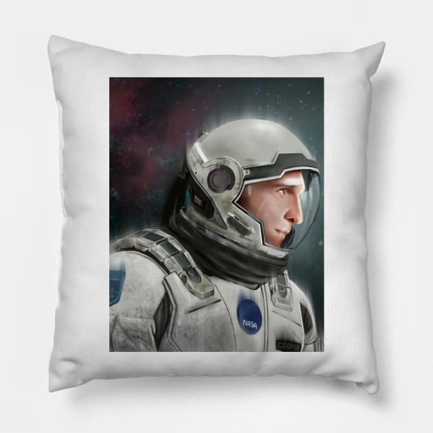 Interstellar Pillow by SanFernandez