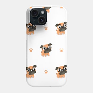Pug Pattern Phone Case