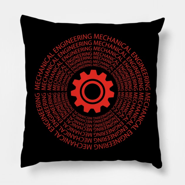 Mechanical engineering mechanics technician Pillow by PrisDesign99