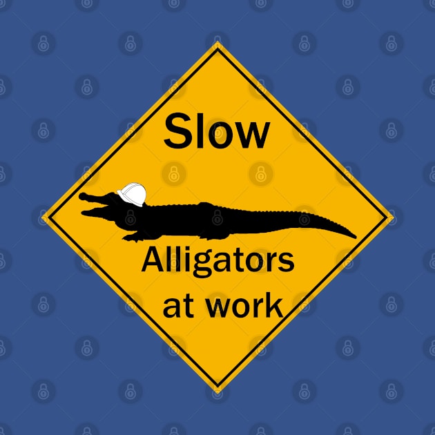 Alligators at work by Squam8