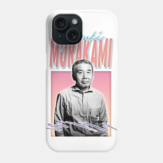Haruki Murakami 村上 春樹 Aesthetic Fan Art Design Phone Case by DankFutura