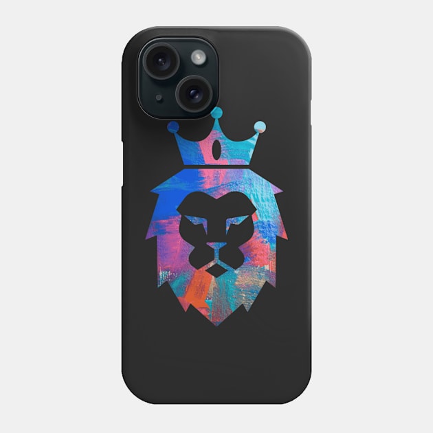 Colorful lion. Phone Case by KyrgyzstanShop