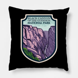 Black Canyon of the Gunnison National Park Emblem Pillow