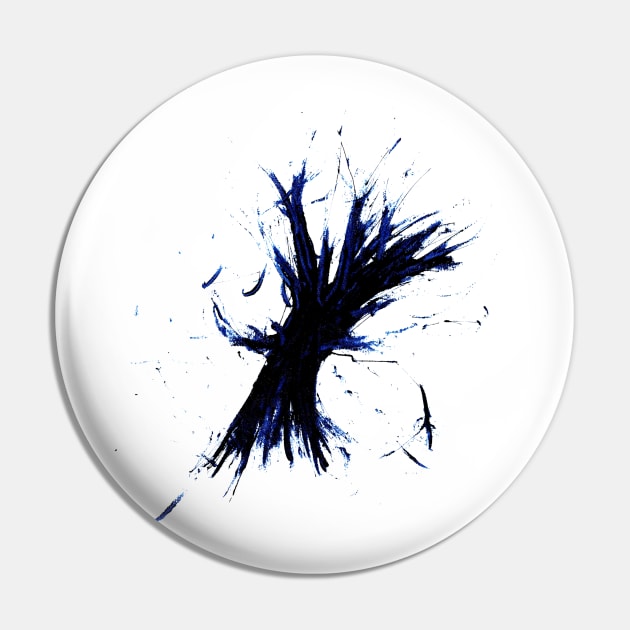 Ink Blot Tree Pin by Arthur & The A-Tones