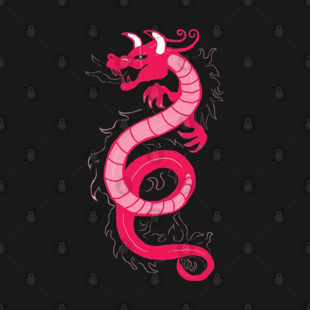 Year Of The Dragon | Sakura Sticker Version by ghostieking