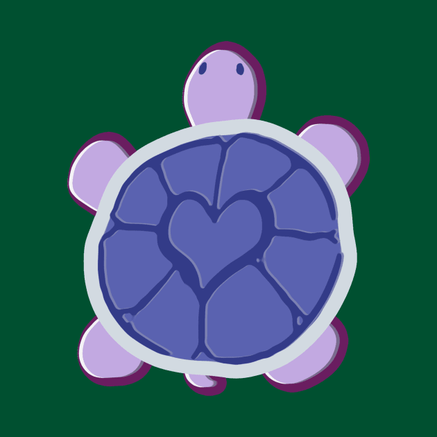 Purple Heart Turtle by saradaboru