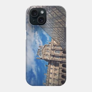 Outdoors view to the Louvre Museum Phone Case