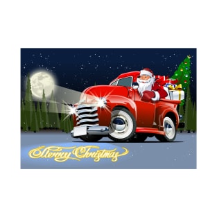 Cartoon christmas truck T-Shirt