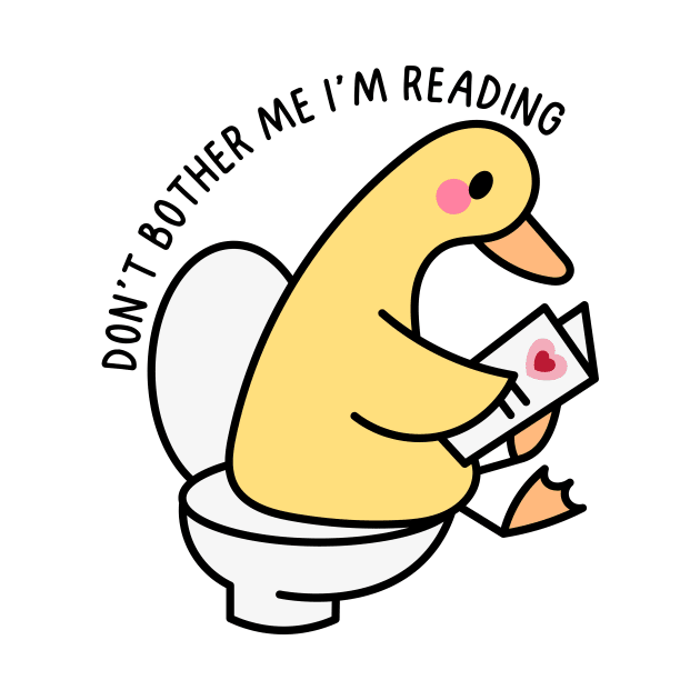 Don't bother me I'm reading by medimidoodles