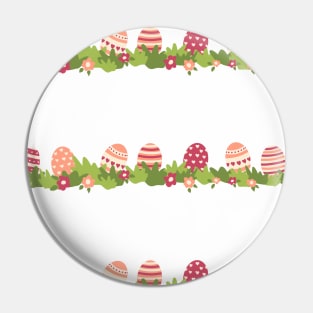 Easter Egg Stripes Pin