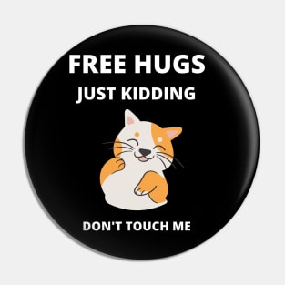 Free Hugs Pin