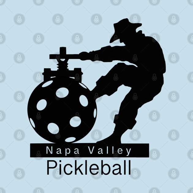 Napa Valley Pickleball Crusher (crest + back) by T Santora