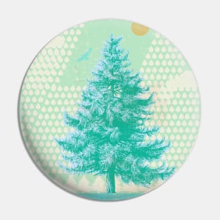 TREES N RAIN Pin