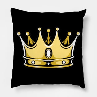 Crown King Queen Pillow