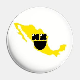 Mexico Happy Places and Faces - Mexico Smiling Face Pin