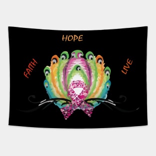 faith hope live Tapestry