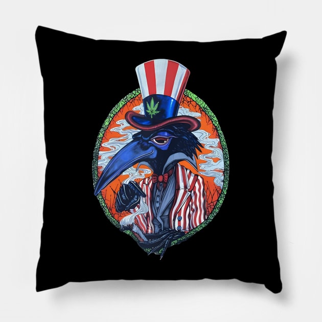 Usa crowes Pillow by DavidJohan_Design