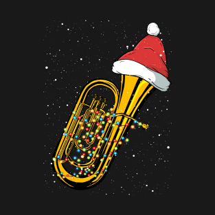 Tuba Christmas Funny Marching Band Geek Holiday Xmas T-Shirt