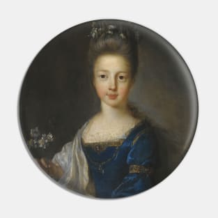 Portrait Of Princess Luisa Maria Theresa Stuart by Jean-Francois de Troy Pin