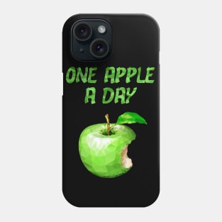 one apple a day Phone Case