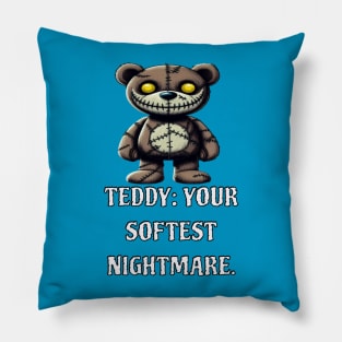 Scary teddy 1.0 Pillow