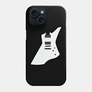 White Guitar Phone Case