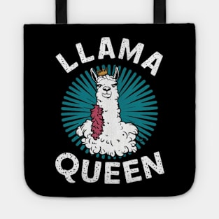 Llama Drama Queen Funny Llama posing shirt Tote