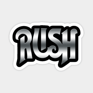 Rush - Metallic Logo Magnet
