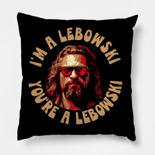 I'm A Lebowski, You're A Lebowski Mindful Kaleidoscope The Dude Design T-Shirt Pillow