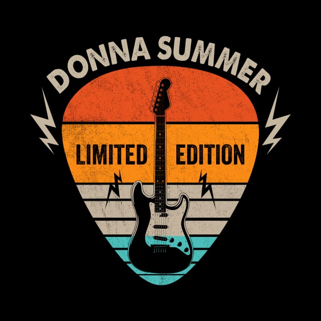 Vintage Donna Summer Name Guitar Pick Limited Edition Birthday by Monster Mask