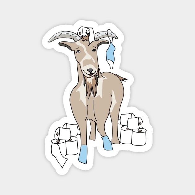 Corona Goat Magnet by kristinbell