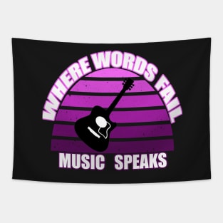 where words fail music speaks guitar | music lovers and dance | pop song Tapestry