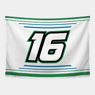 AJ Allmendinger #16 2024 NASCAR Design Tapestry