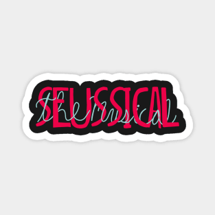 Seussical the musical Broadway suessical cursive Magnet