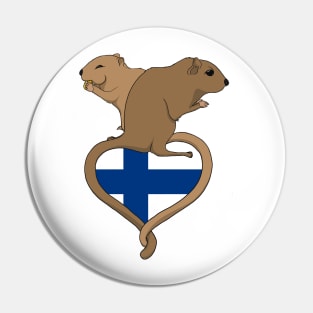 Gerbil Finland (light) Pin