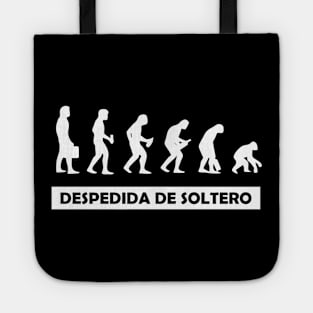 BACHELOR PARTY EVOLUTION FUNNY Tote