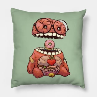 I Heart Donuts Pillow