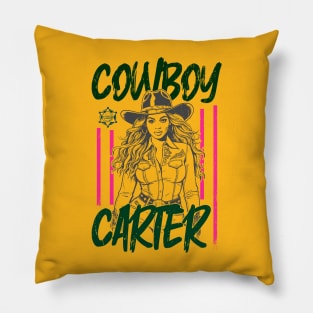 Ride the range with Cowboy Carter! Pillow