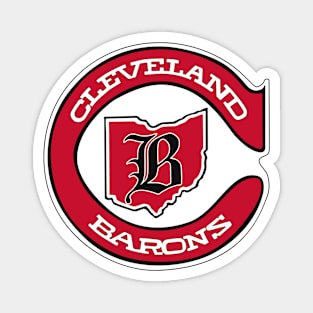 Retro Cleveland Barons Hockey 1976 Magnet