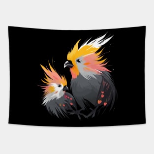 Cockatiel Fathers Day Tapestry