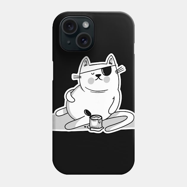 Fat Cat Phone Case by Jumpy