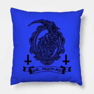 Black Metal Phillip Pillow