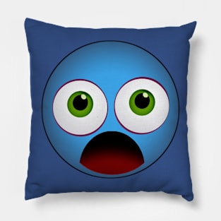 Shock Emoji Pillow