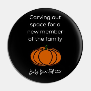 Pumpkin Baby Announcement (White Fall 2024) Pin