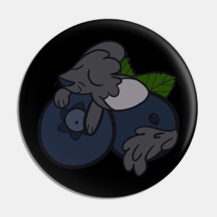 Blueberry Mink Pin