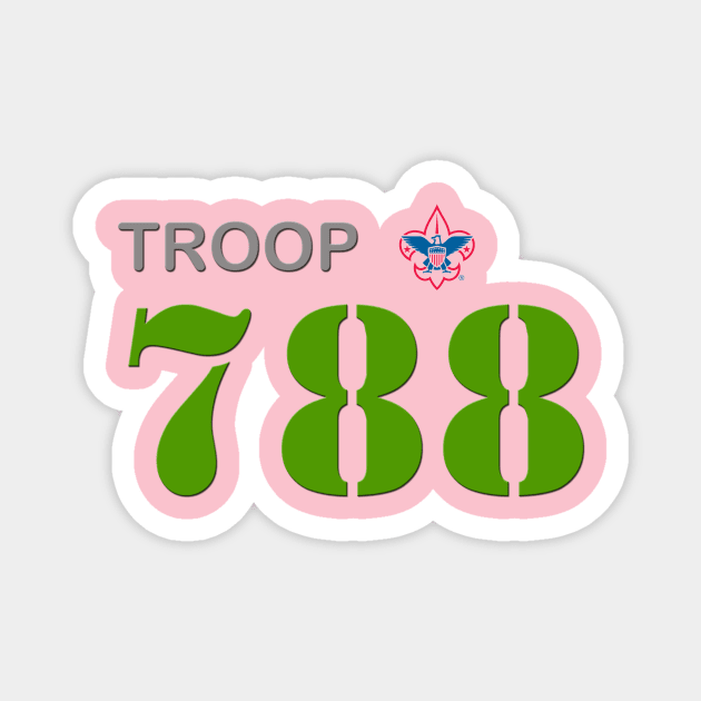 Troop 788 tshirt Magnet by Coilcon