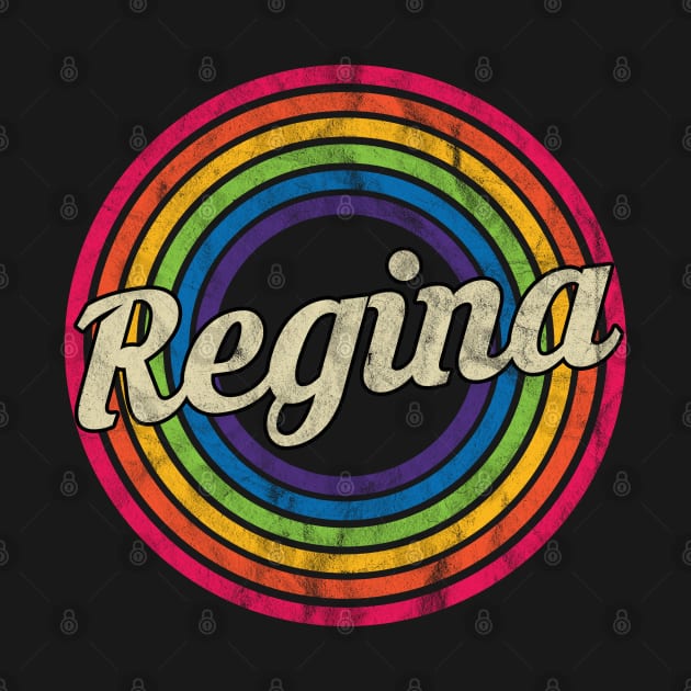 Regina - Retro Rainbow Faded-Style by MaydenArt