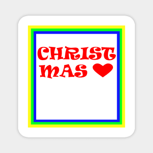 I Love Christmas Magnet